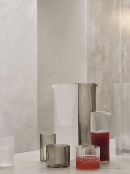 Ferm Living Džbán na vodu Ripple, frosted
