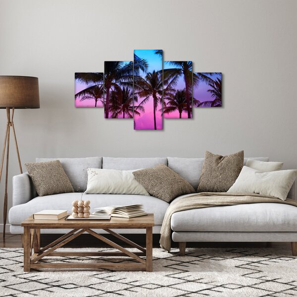 Obraz - Palmy v Miami (125x70 cm)