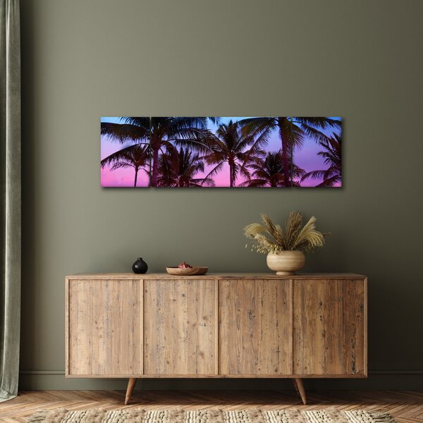 Obraz - Palmy v Miami (170x50 cm)