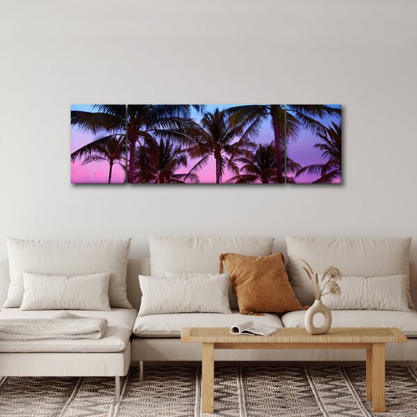 Obraz - Palmy v Miami (170x50 cm)