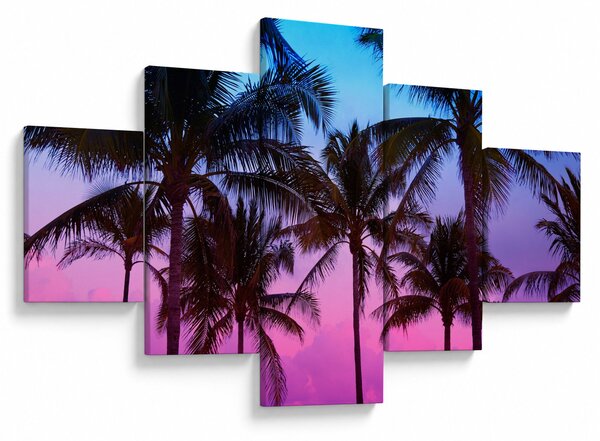 Obraz - Palmy v Miami (125x70 cm)
