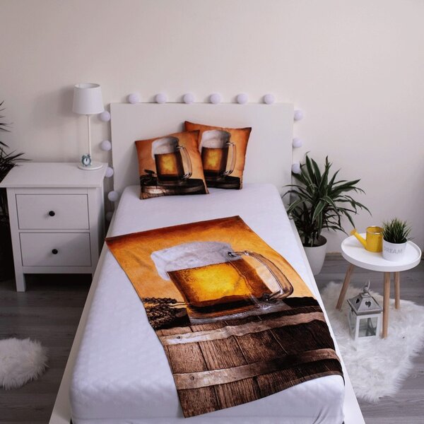 Jerry Fabrics Osuška s potiskem - Papírový dům | 70 x 140 cm