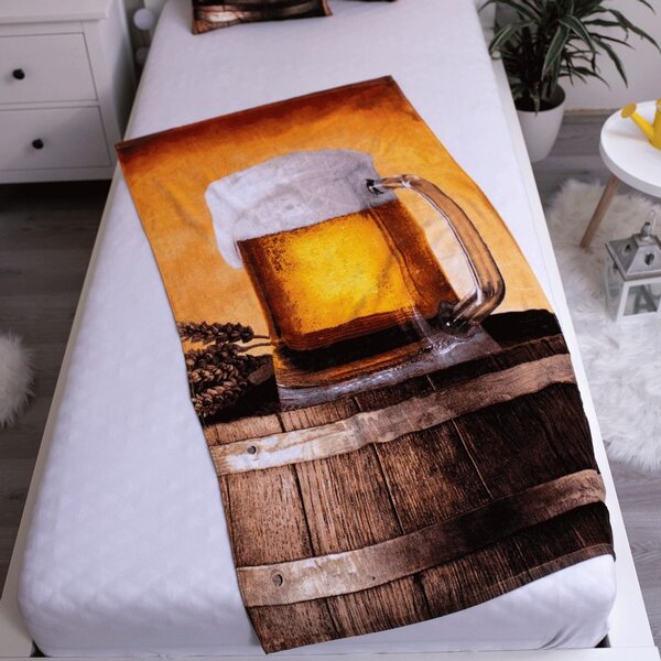 Jerry Fabrics Osuška s potiskem - Papírový dům | 70 x 140 cm