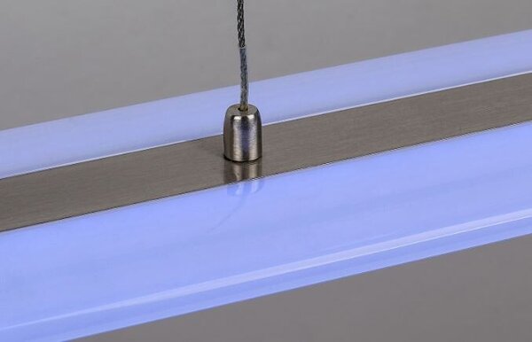 RABALUX SMART LIGHT 72011 Temperius závěsné svítidlo LED 24W/1415lm 3000K+RGB saténový chrom, bílá, dálkový ovladač