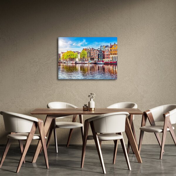 Obraz - Tančící domy, Amsterdam (70x50 cm)