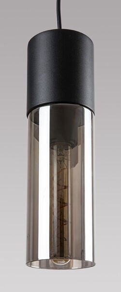 RABALUX 72051 Ronno závěsné svítidlo 1xE27 D90mm černá, kouřová