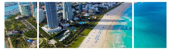 Obraz - Miami, Florida (170x50 cm)
