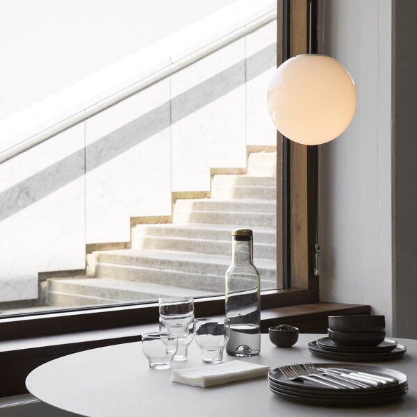 AUDO COPENHAGEN Závěsná lampa TR, Black, Matt Opal