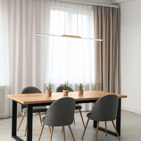 RABALUX 72084 Tamur závěsné svítidlo LED 26W/2250lm 4000K světlé dřevo, bílá