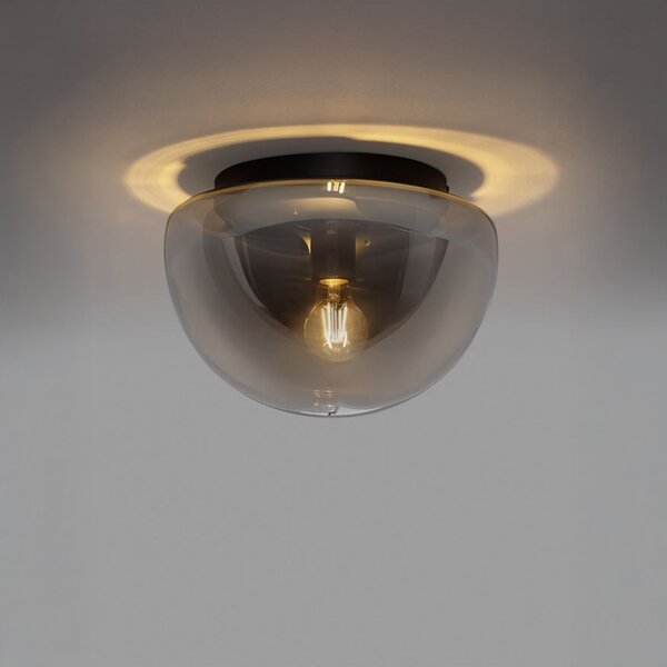 Nova Luce Ebony E27 skleněné stropní svítidlo Ø315mm