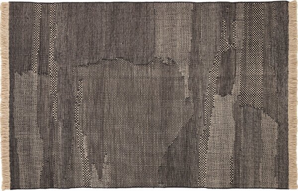 Nanimarquina Koberec Wabisabi, antracitový, novozélandská vlna Barva: Anthracite (antracitová), Rozměr: 170x240 cm