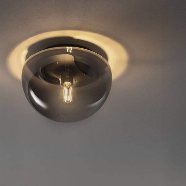 Nova Luce Ebony E27 skleněné stropní svítidlo Ø315mm