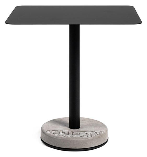Lyon Beton jídelní stoly Donut Rectangular Bistro Table In Black