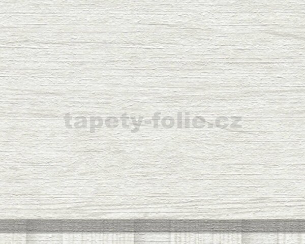 Vliesové fototapety - stěnový panel 39744-3, rozměr 500 cm x 106 cm, lamely dřevo bílé, A.S. Création