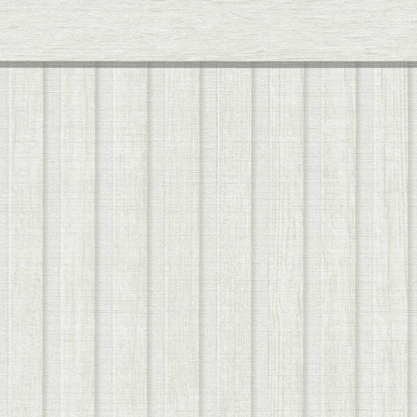 Vliesové fototapety - stěnový panel 39744-3, rozměr 500 cm x 106 cm, lamely dřevo bílé, A.S. Création
