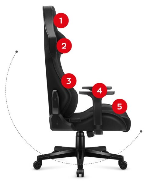 Herní židle Force 7.6 Black