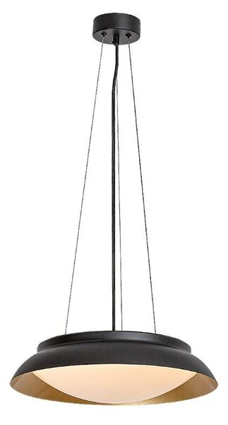 RABALUX 72134 Hafsa závěsné svítidlo D400mm LED 24W/1250lm 3000K černá, zlatá, bílá