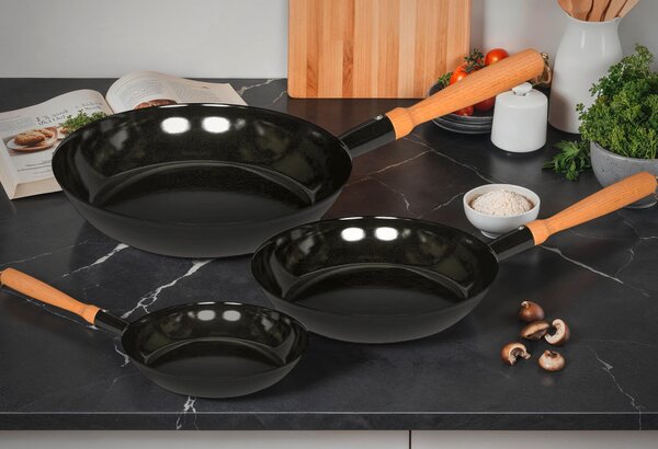 SADA PÁNVÍ smalt 3dílné 20+24+26 cm Riess - Online Only vaření, Online Only