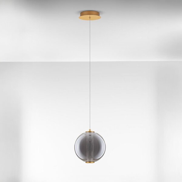 Nova Luce NAVI LED skleněné závěsné svítidlo 4