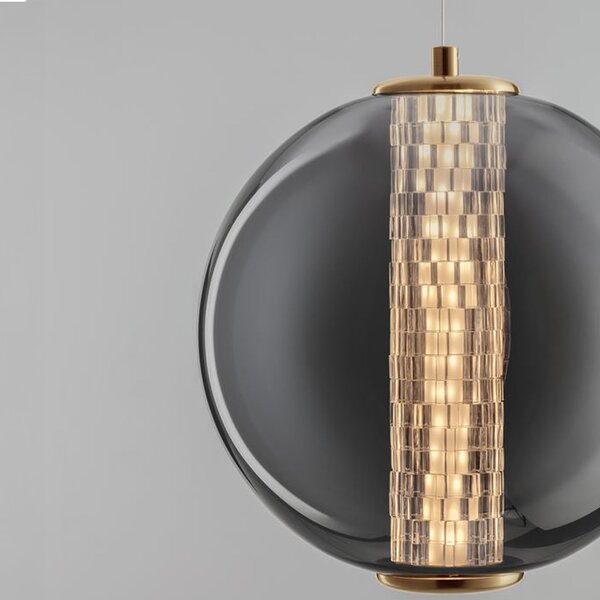 Nova Luce NAVI LED skleněné závěsné svítidlo 4
