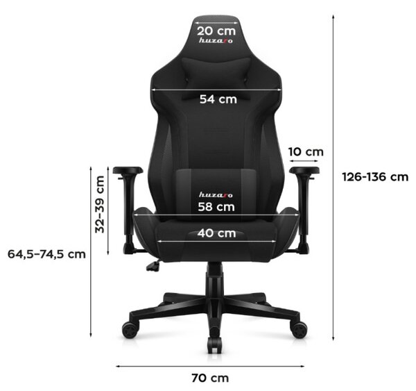 Herní židle Force 7.6 Black