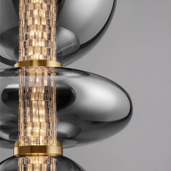Nova Luce NAVI LED skleněné závěsné svítidlo 4