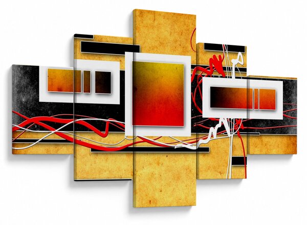 Obraz - Abstrakce (125x70 cm)