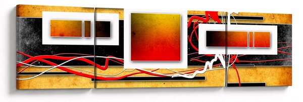 Obraz - Abstrakce (170x50 cm)