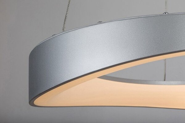 RABALUX 72236 Iliana závěsné svítidlo D520mm LED 56W/3380lm 3000K stříbrná, bílá