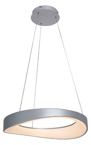 RABALUX 72236 Iliana závěsné svítidlo D520mm LED 56W/3380lm 3000K stříbrná, bílá