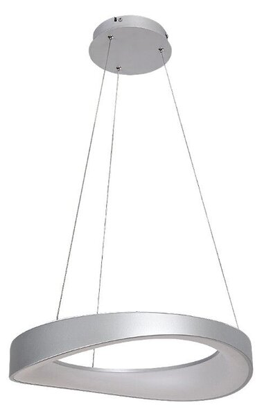 RABALUX 72236 Iliana závěsné svítidlo D520mm LED 56W/3380lm 3000K stříbrná, bílá