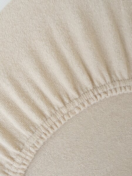 Froté prostěradlo do postýlky 60 × 120 cm - přírodní