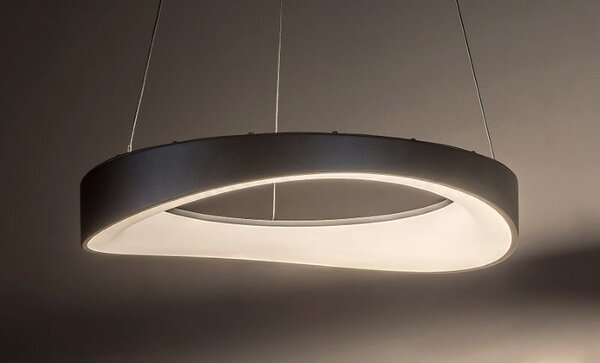 RABALUX 72236 Iliana závěsné svítidlo D520mm LED 56W/3380lm 3000K stříbrná, bílá