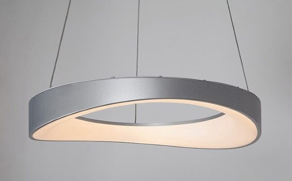 RABALUX 72236 Iliana závěsné svítidlo D520mm LED 56W/3380lm 3000K stříbrná, bílá