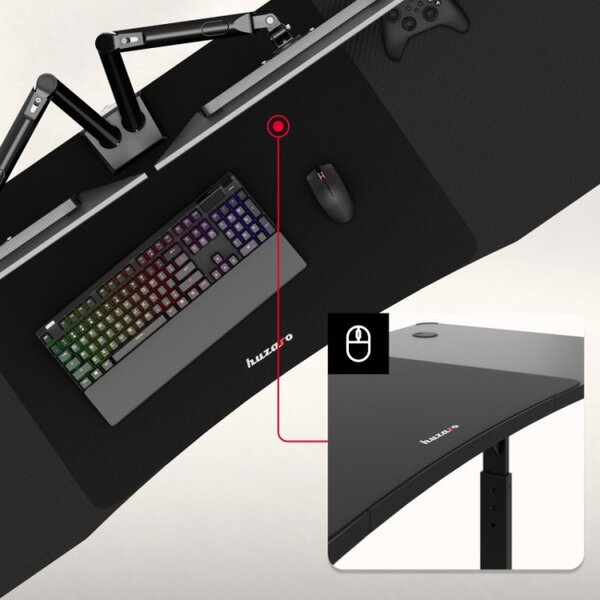 Herní stůl Hero 4.6 RGB Black