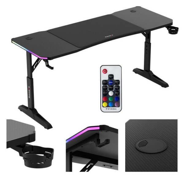 Herní stůl Hero 4.6 RGB Black