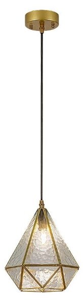 RABALUX 72245 Norah závěsné svítidlo D210mm 1xE14 zlatá, průhledná