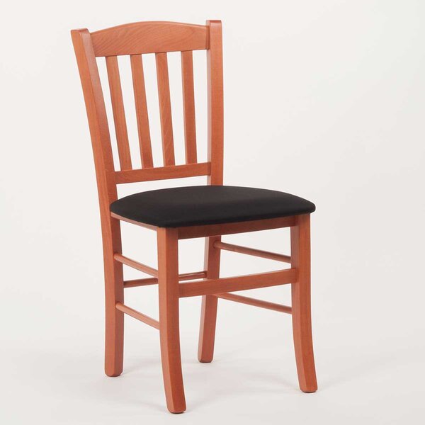 Stima Židle VENETA s čalouněným sedákem Odstín: Olše, Látky: LUX terracotta 10