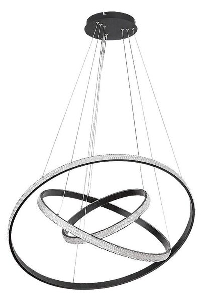 RABALUX 72260 Grete závěsné svítidlo D800mm LED 100W/4450lm 3000K černá, bílá