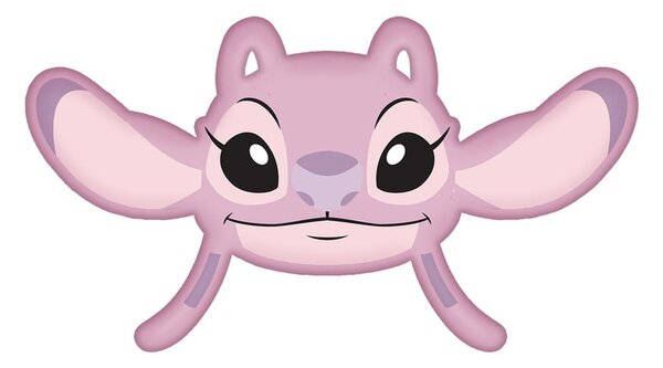 Fleecový dětský polštářek 41x32 cm Lilo and Stitch "Angel Pink" – Jerry Fabrics