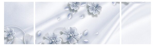 Obraz - Květinový design (170x50 cm)