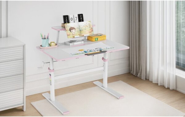 Dětský rostoucí psací stůl Mark Adler Study 3.7 Pink
