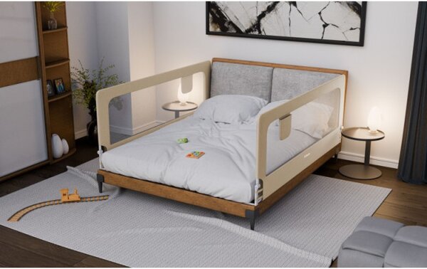 Bezpečnostní zábrana na postel Cover 30 béžová 200 cm