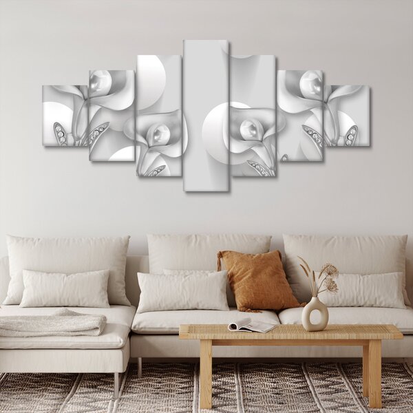 Obraz - Květinová design (210x100 cm)