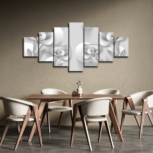 Obraz - Květinová design (210x100 cm)