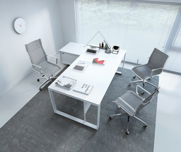 Kancelářská židle KASE – 8800 MESH HIGH BACK černá (kancelářská židle se síťovinou na sedáku a opěráku)