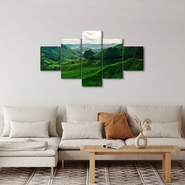 Obraz - Čajové plantáže v Malajsii (125x70 cm)
