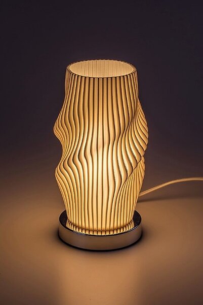 RABALUX 74189 Tiana stolní lampička V210mm 1xE14 chromová, bílá