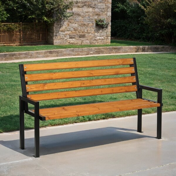 Venkovní lavička CITY s opěradlem 1+1 ZDARMA, 1660 mm, limba