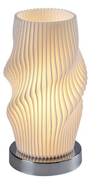 RABALUX 74189 Tiana stolní lampička V210mm 1xE14 chromová, bílá